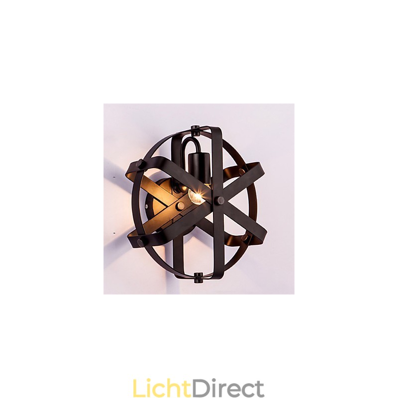 Nieuwe Vintage Stijl Industriële Ronde Wandlamp Balkon Loft Entree Hal Slaapkamer Wandlamp