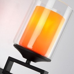 Retro Glas Eenvoudige Enkele Kop Wandlamp Licht Wandlampen Kristal Modern Hedendaags Metaal