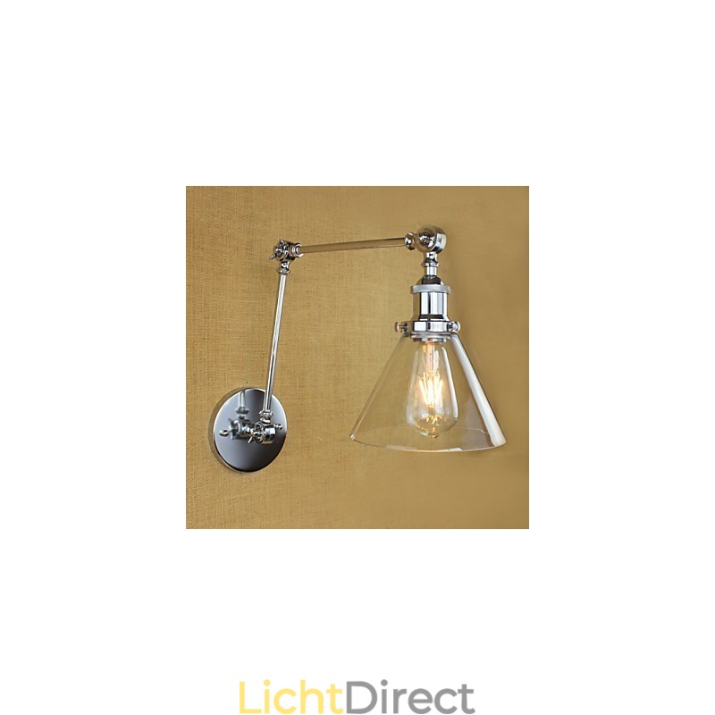 Zilveren mediterrane dorpscomplex decoratieve wandlamp