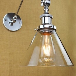 Zilveren mediterrane dorpscomplex decoratieve wandlamp
