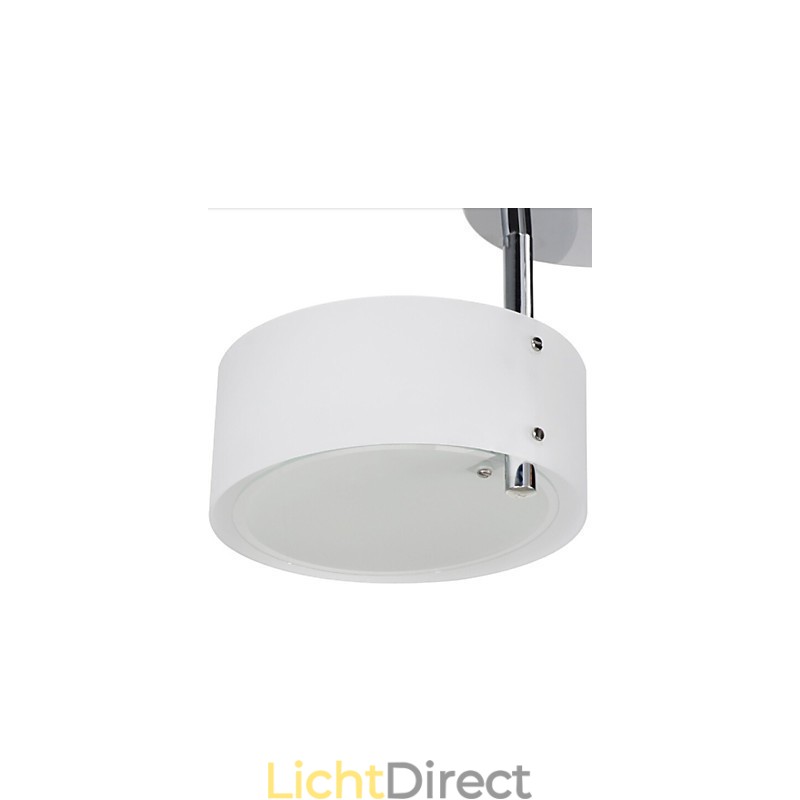 Moderne, eigentijdse plafondlamp met 7 lampen van metaal