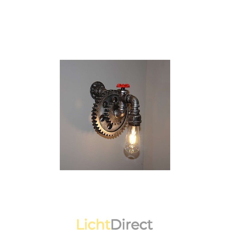 Creatieve ijzeren bar restaurant bar gangpad wandlamp wandlamp loft industriële uitrusting persoonlijkheid om de oude waterleidingen te doen