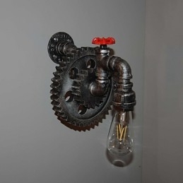 Creatieve ijzeren bar restaurant bar gangpad wandlamp wandlamp loft industriële uitrusting persoonlijkheid om de oude waterleidingen te doen