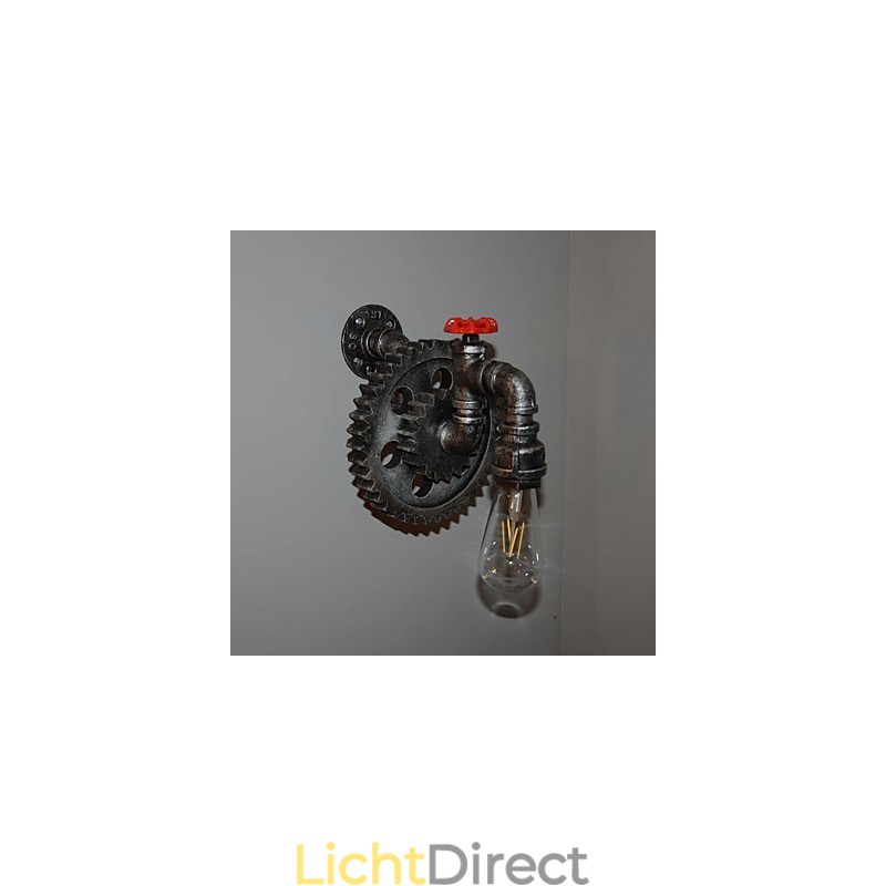 Creatieve ijzeren bar restaurant bar gangpad wandlamp wandlamp loft industriële uitrusting persoonlijkheid om de oude waterleidingen te doen