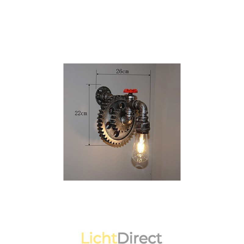 Creatieve ijzeren bar restaurant bar gangpad wandlamp wandlamp loft industriële uitrusting persoonlijkheid om de oude waterleidingen te doen