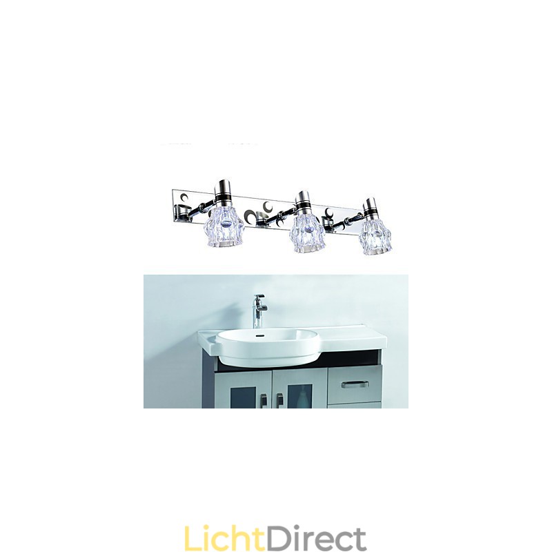 Nieuw aangekomen Wash Wall Lighting enkele kleur witte lamp voor spiegelfront hardware metalen plaat badkamer wandlamp