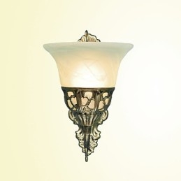 Europese wandlampen Metaalmateriaal Plating Brons Verlichting Met Nachtkastje Woonkamer Voorkant Spiegel Balkonlamp
