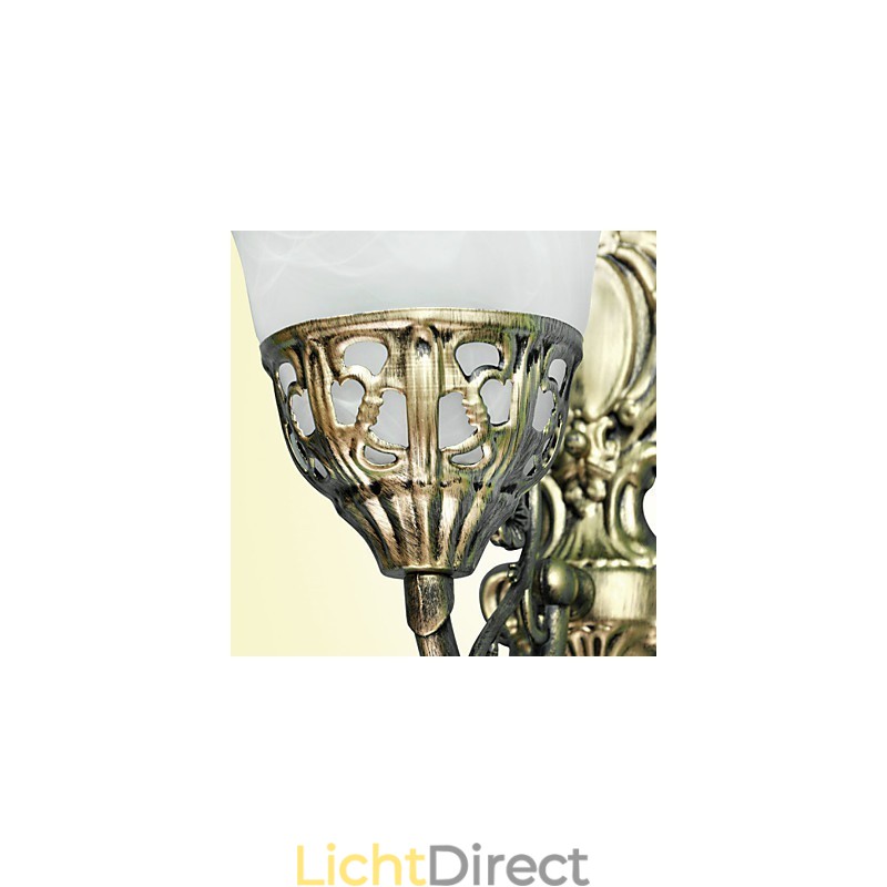 Europese wandlampen Metaalmateriaal Plating Brons Verlichting Met Nachtkastje Woonkamer Voorkant Spiegel Balkonlamp