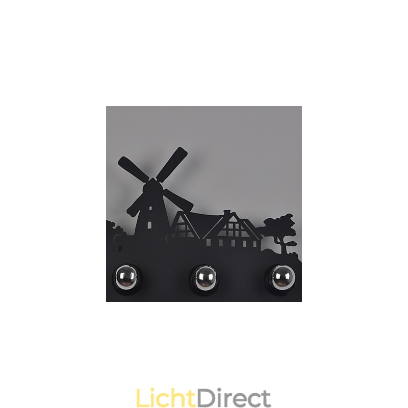 4 lampen Amerikaanse dorp pastorale LOFT stijl slaapkamer gangpad ijzer retro wandlampen