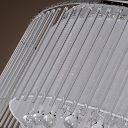 Moderne eigentijdse kristal gegalvaniseerde inbouw