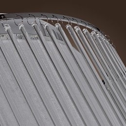 Moderne eigentijdse kristal gegalvaniseerde inbouw