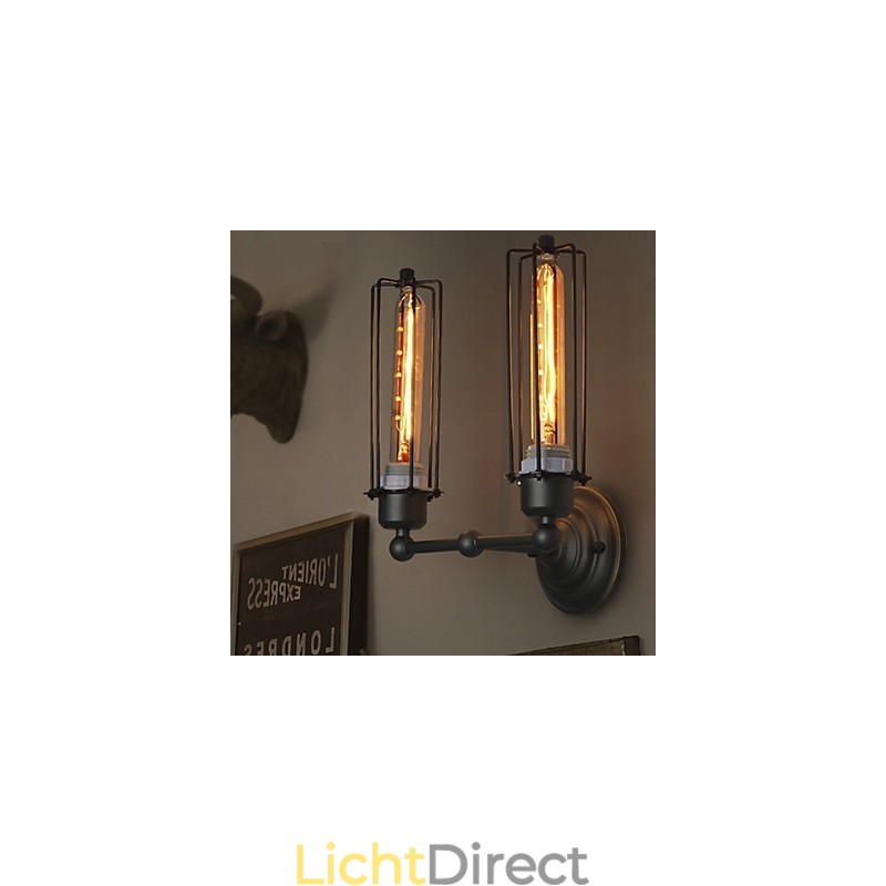 Loft Amerikaans Land Retro IJzeren Wandlamp Kunst Industrie Verlichting