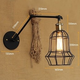 Wandlampen Schommellampen Leeswandlampen Mini Stijl Rustieke Lodge Metaal