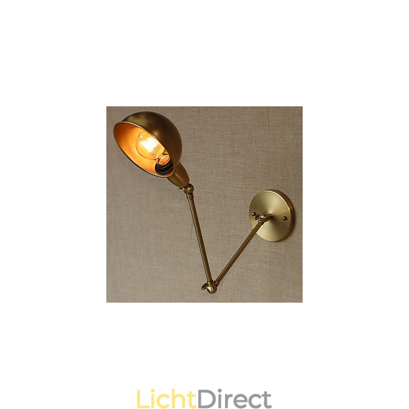 De lange arm van de Amerikaanse industriële stijl dubbele hoogwaardige decoratieve wandlamp