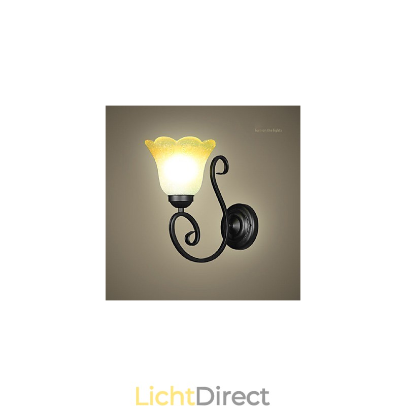 Vintage Wandlamp IJzeren Glas Zwenkarm Wandlamp Binnenhuisdecoratie Slaapkamer Wandlamp 110-220V Voor Woonkamer