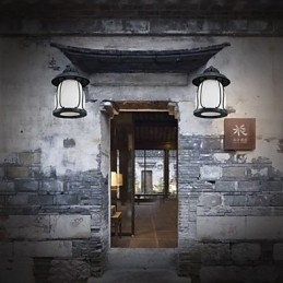 Buiten Europa Type Herstellen van oude manieren Is waterdicht Creatieve Amerikaanse wandlampverlichting