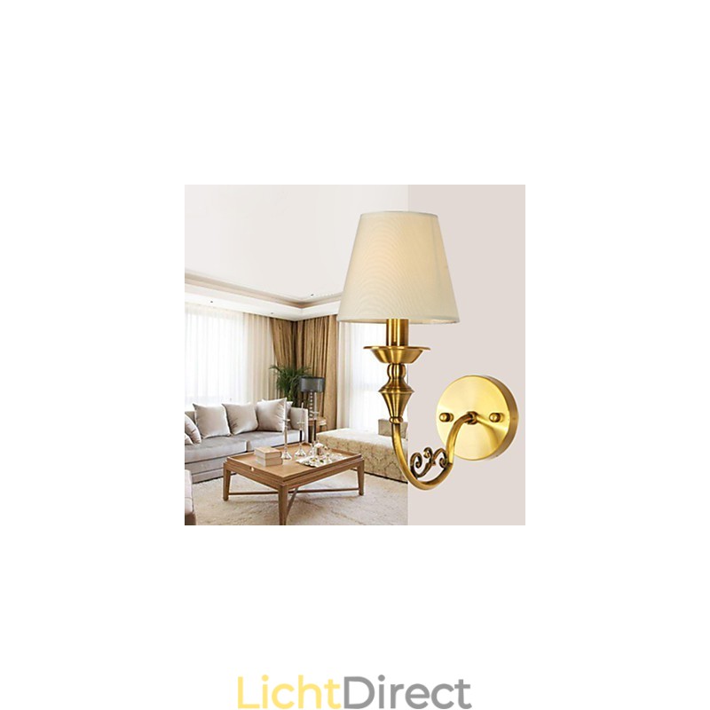 Klassieke slaapkamer wandlampen Eenvoudige metalen woonkamer wandlamp Bar Café Hal Balkon wandlamp