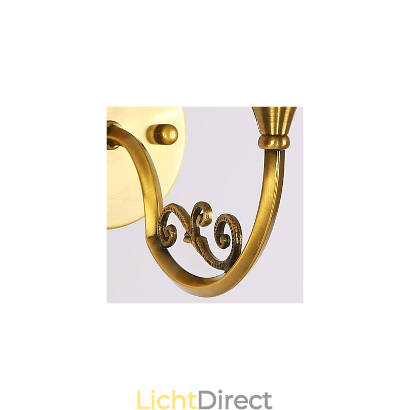 Klassieke slaapkamer wandlampen Eenvoudige metalen woonkamer wandlamp Bar Café Hal Balkon wandlamp