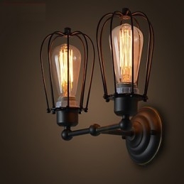 Loft Amerikaans Landelijk IJzeren Kunst Antieke Wandlamp Industrie Verlichting