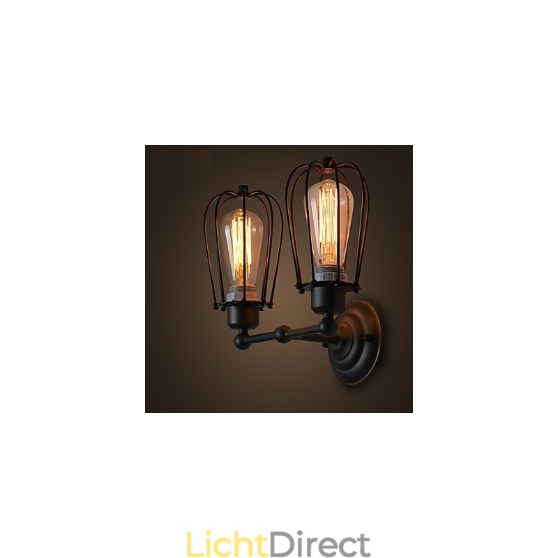 Loft Amerikaans Landelijk IJzeren Kunst Antieke Wandlamp Industrie Verlichting