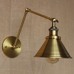 Amerikaanse landelijke retro bronzen magazijn restaurant café decoratieve wandlamp