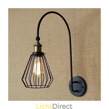 Nordic Mediterrane Stijl Retro Mode Creatieve Grote Enkele Kop Decoratieve Wandlamp