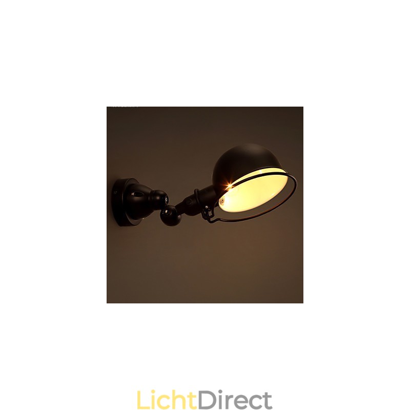 De creatieve industrie opvouwbare persoonlijkheid retro gang wandlamp verlichting