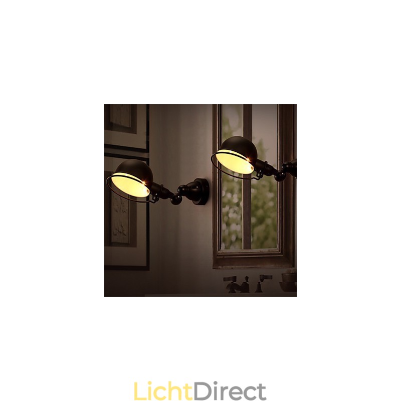 De creatieve industrie opvouwbare persoonlijkheid retro gang wandlamp verlichting