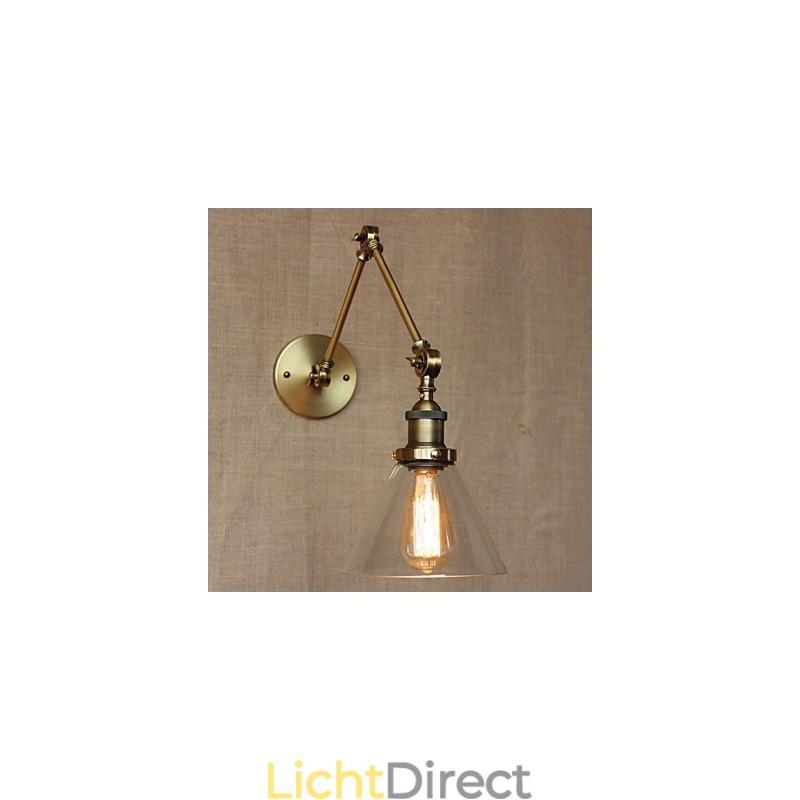 Retro Vintage Store Exclusief ontworpen moderne bronzen kerklobby versierde slaapkamer wandlamp