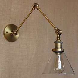 Retro Vintage Store Exclusief ontworpen moderne bronzen kerklobby versierde slaapkamer wandlamp