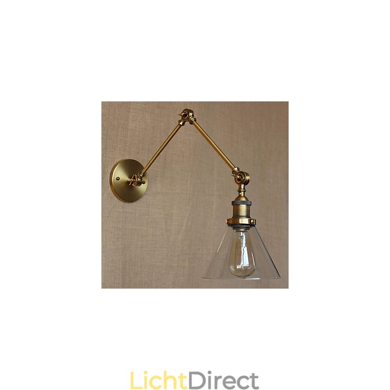 Retro Vintage Store Exclusief ontworpen moderne bronzen kerklobby versierde slaapkamer wandlamp