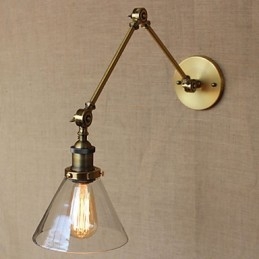 Retro Vintage Store Exclusief ontworpen moderne bronzen kerklobby versierde slaapkamer wandlamp