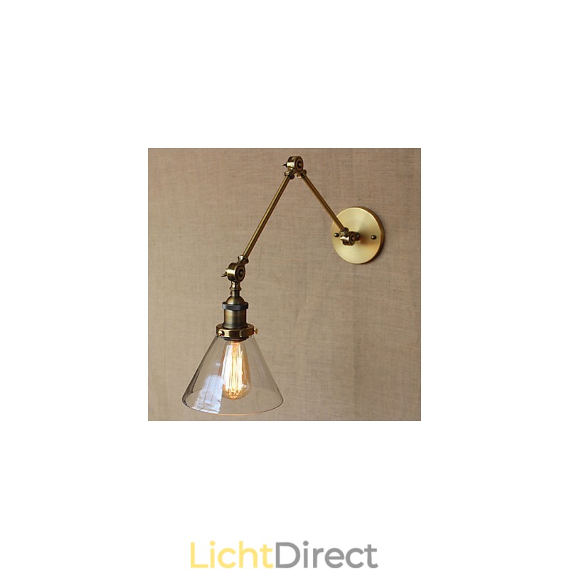 Retro Vintage Store Exclusief ontworpen moderne bronzen kerklobby versierde slaapkamer wandlamp
