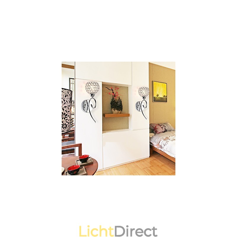 Wandlampen Lees Wandlampen Kristal Mini Stijl Modern Hedendaags Metaal