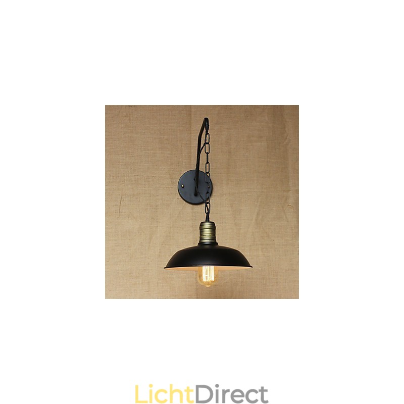 Eenvoudige en creatieve persoonlijkheid wandlamp Industrieketen Amerikaanse retro ijzeren gangpad slaapkamer nachtkastje wandlamp