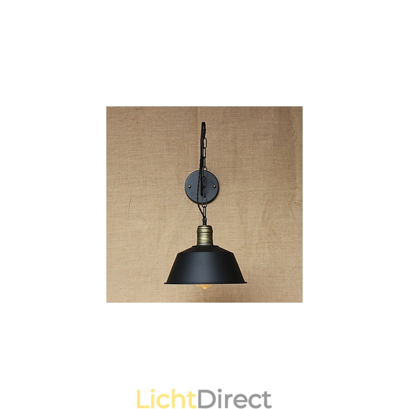 Eenvoudige en creatieve persoonlijkheid wandlamp Industrieketen Amerikaanse retro ijzeren gangpad slaapkamer nachtkastje wandlamp