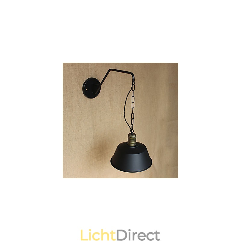Eenvoudige en creatieve persoonlijkheid wandlamp Industrieketen Amerikaanse retro ijzeren gangpad slaapkamer nachtkastje wandlamp