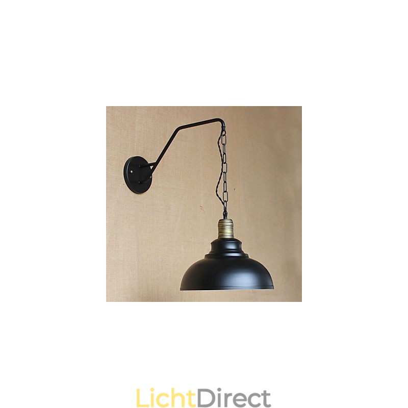 Eenvoudige en creatieve persoonlijkheid Wandlamp Industrieketen Amerikaanse retro ijzeren gangpad Slaapkamer nachtkastje wandlamp