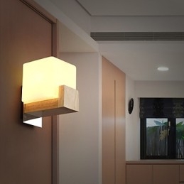 Wandlampen Mini Stijl Modern Hedendaags Hout Bamboe
