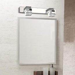 Wandlampen Badkamerverlichting Wandwassers Kristal Mini Stijl Modern Hedendaags Metaal
