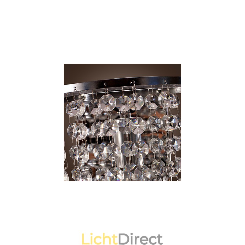 Moderne kristallen wandlamp met 1 lichtbron