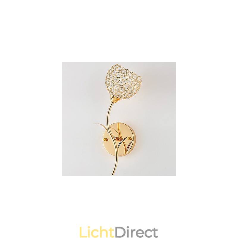 Minimalistische moderne kristallen wandlamp