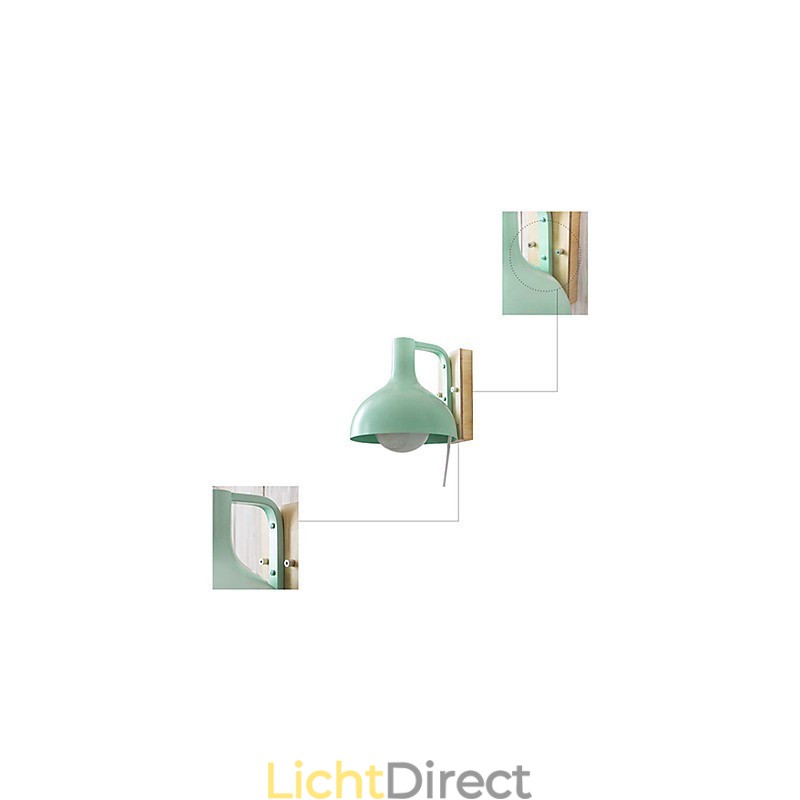 Wandlampen Modern Hedendaags Hout Bamboe