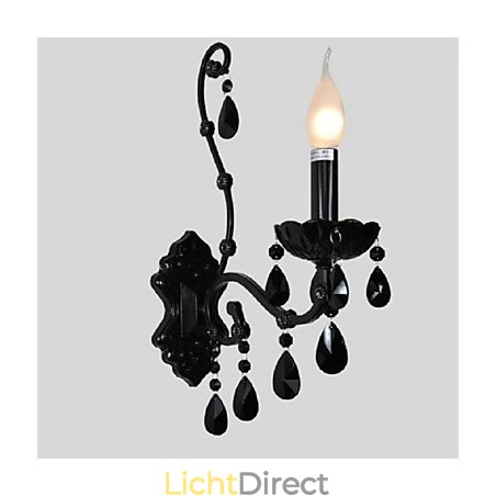 Kristallen Mini Stijl Wandlampen Kaars Wandlampen Modern Hedendaags Metaal