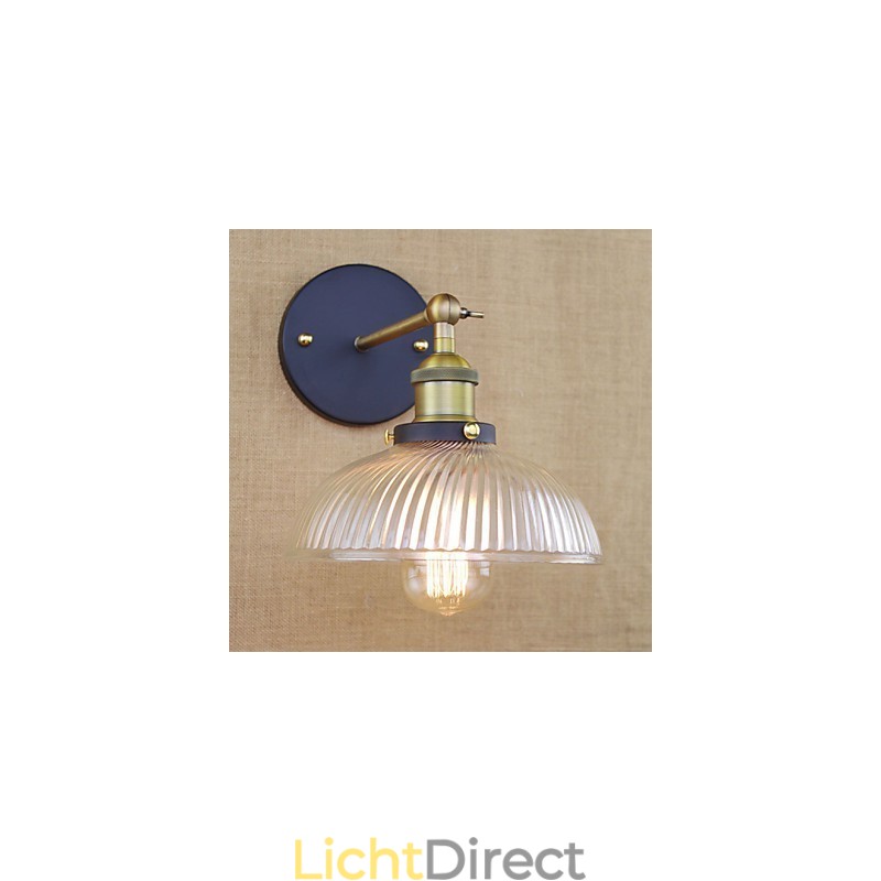 Amerikaanse Country Retro Creatieve Persoonlijkheid Populaire Decoratieve Glazen Wandlamp