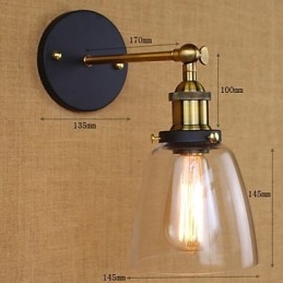 Nostalgische Amerikaanse export van de originele modellen Landelijke industriële en decoratieve wandlamp