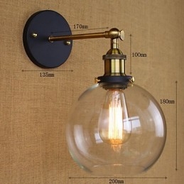 Ronde schuim nostalgische Amerikaanse exportmarkt van de originele modellen van industriële decoratieve wandlamp
