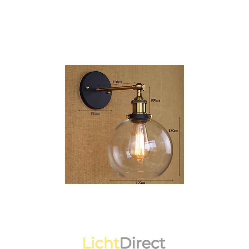 Ronde schuim nostalgische Amerikaanse exportmarkt van de originele modellen van industriële decoratieve wandlamp