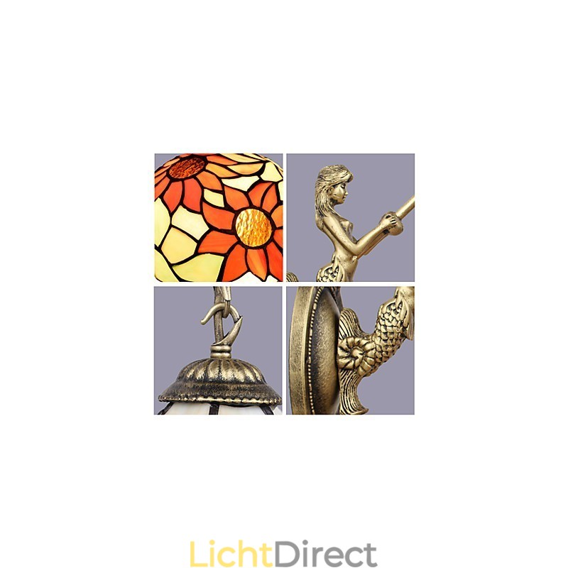 Europese gecontracteerde landelijke creatieve smeedijzeren wandlamplampen