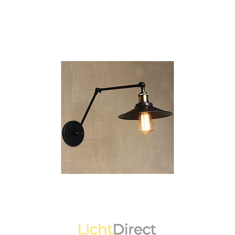 Creatieve nostalgische retro lange arm van industrieel type opvouwbare intrekbare muur
